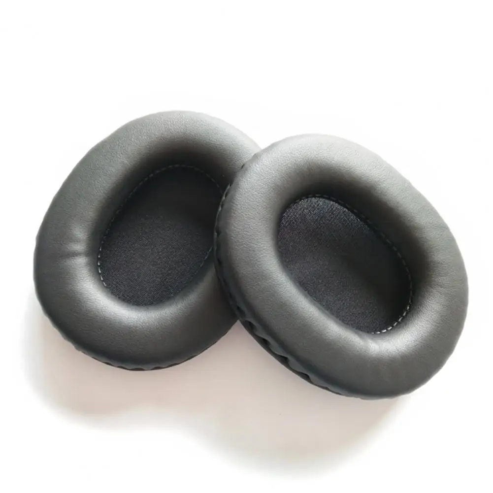

1 Pair Ear Pads Elastic Protein Faux Leather Dust-proof Headphone Earmuff for Edifier W800BT/W800X/W808BT/K800/K830/H841P G1