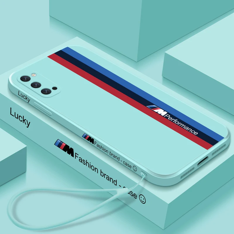 

Fashion Case For OPPO A15 A52 A72 A92 A92S A93 Case Soft Liquid silicone protective Back Cover For OPPO A5 A9 2020 phone Shell