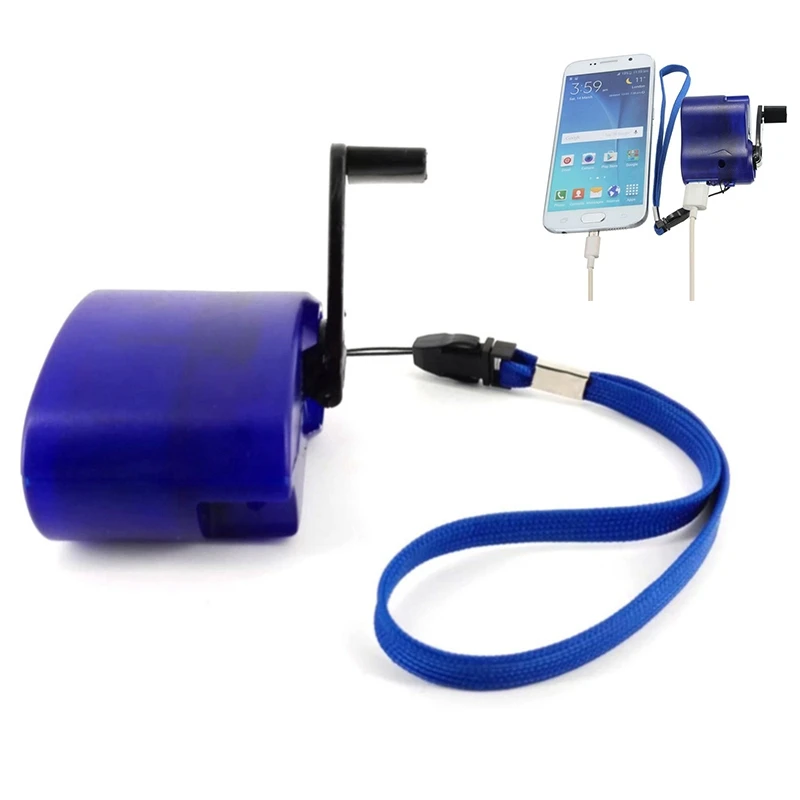 USB аварийное Ручное Зарядное устройство динамо для универсального зарядного