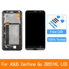 Оригинальный ЖК-дисплей для ASUS Zenfone Go TV X013D ZB551KL, ЖК-дисплей с сенсорным экраном в сборе с рамкой для ASUS GO TV LCD 5,5 дюйма