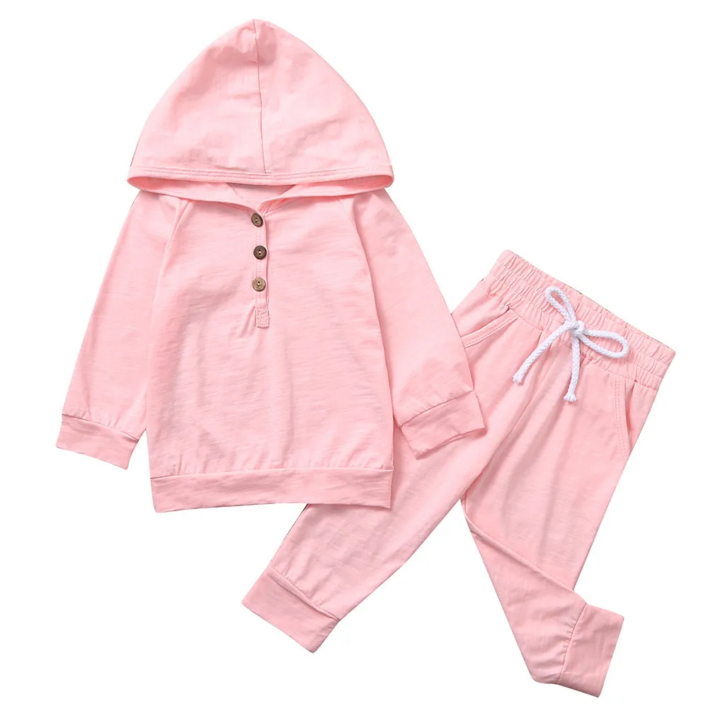 Одежда для новорожденных младенцев однотонная толстовка с капюшоном маленьких