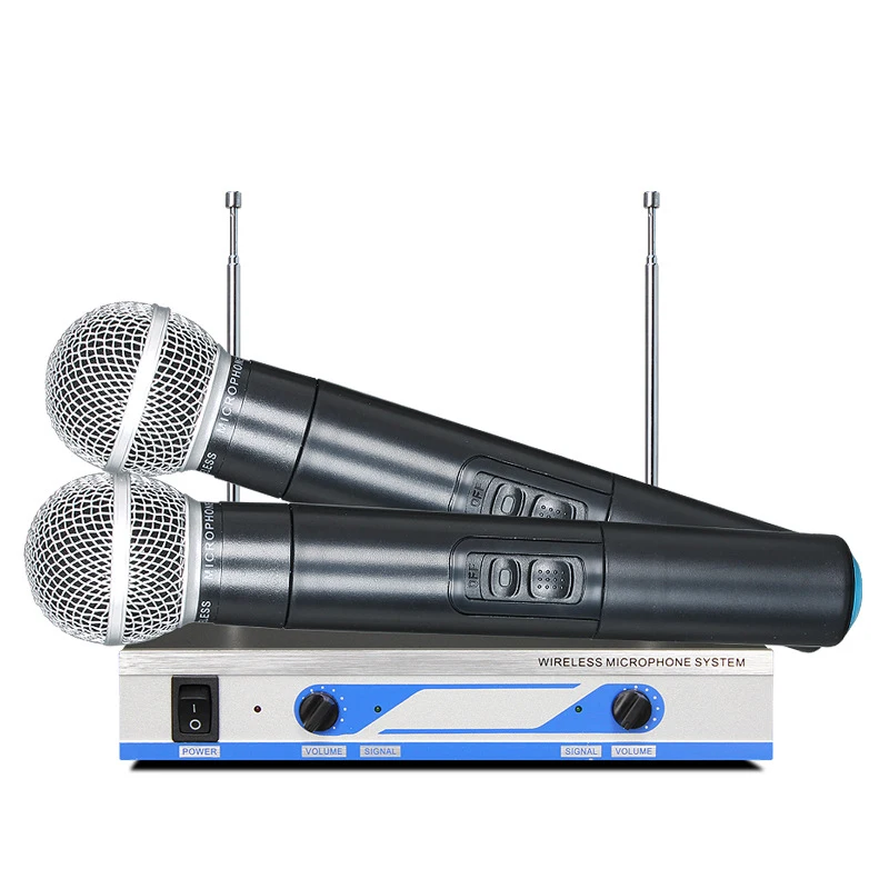 Лучшие предложения беспроводной микрофон с двойным УКВ карманный приемник для