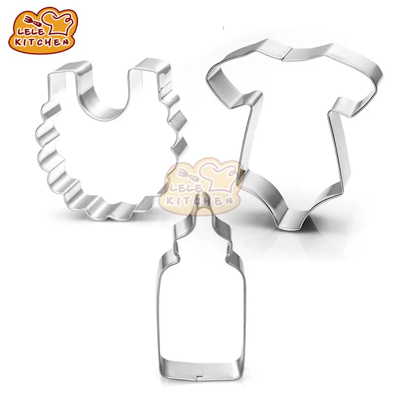 Набор из 3 предметов для детского душа формочки печенья нержавеющая сталь ткань