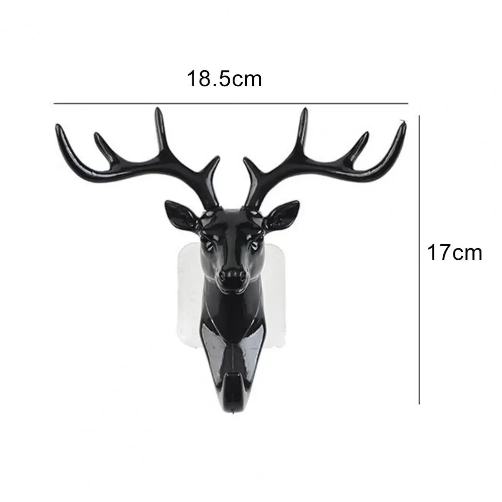 

Antler Hook Deer Head Key Holder Hanger Store Living Room Wall Decorative Ornament Wall Hooks Earring Key Storage Rack