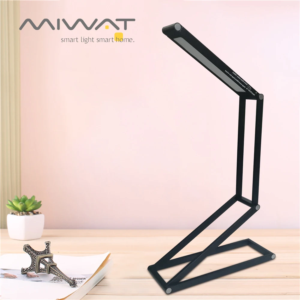 Светодиодный настольная лампа USB Перезаряжаемые Батарея затемнения