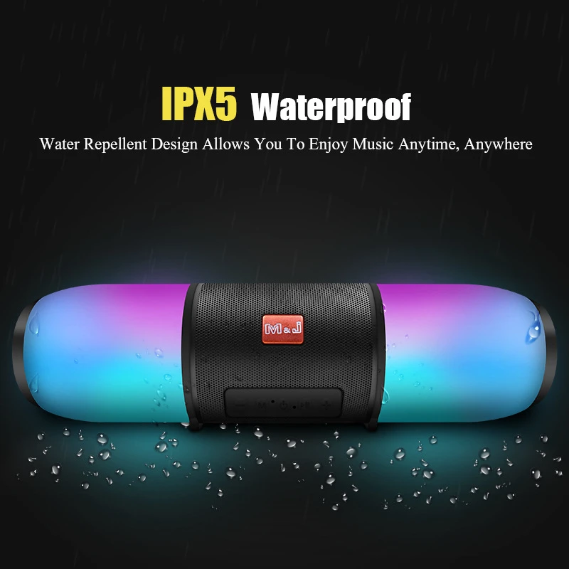Умная лампочка цветные огни водонепроницаемая bluetooth-колонка двойной динамик