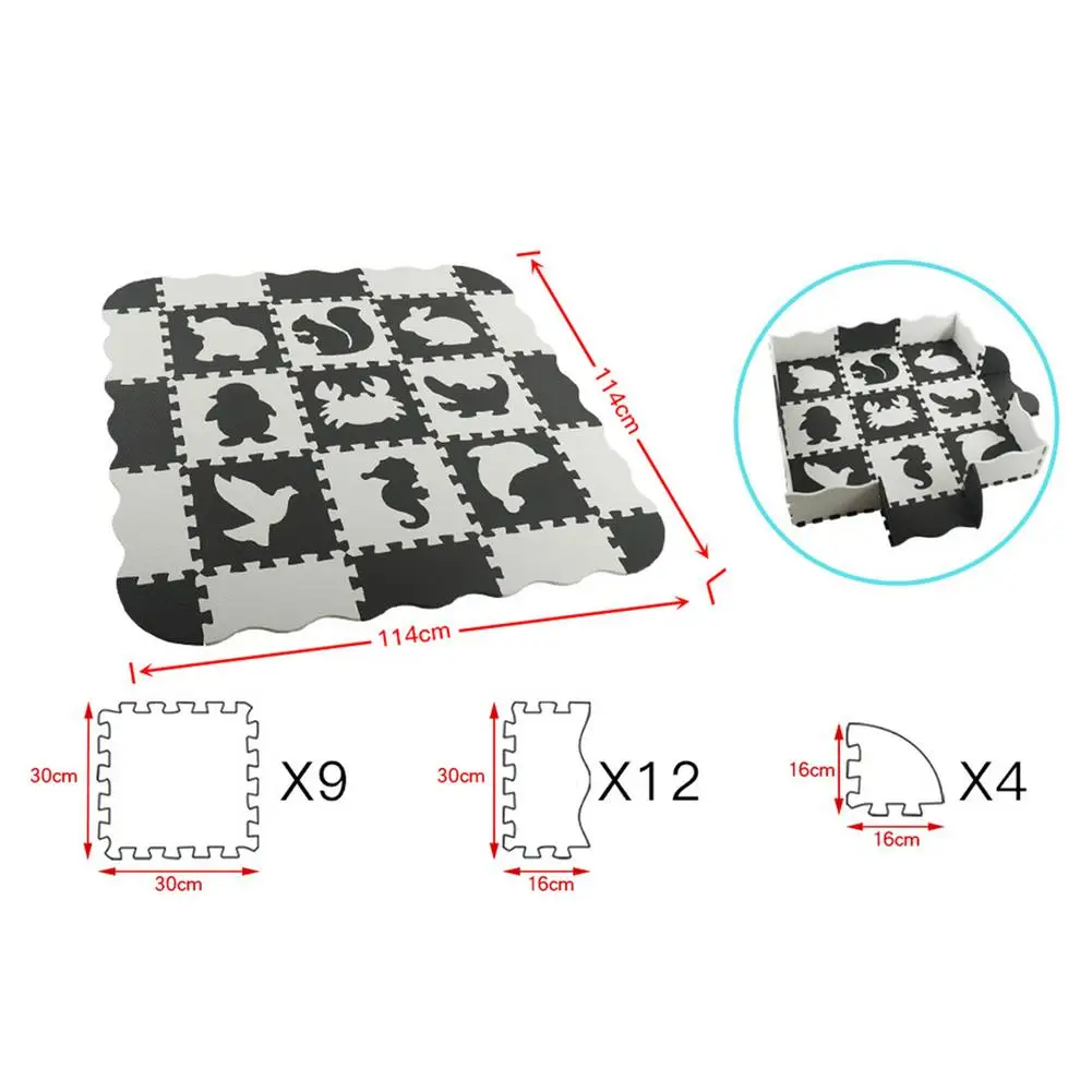 

Baby Crawling Mat Puzzle Play Foam Tiles Non-toxic Floor Mat tapete infantil foam eva puzzle mat baby gym