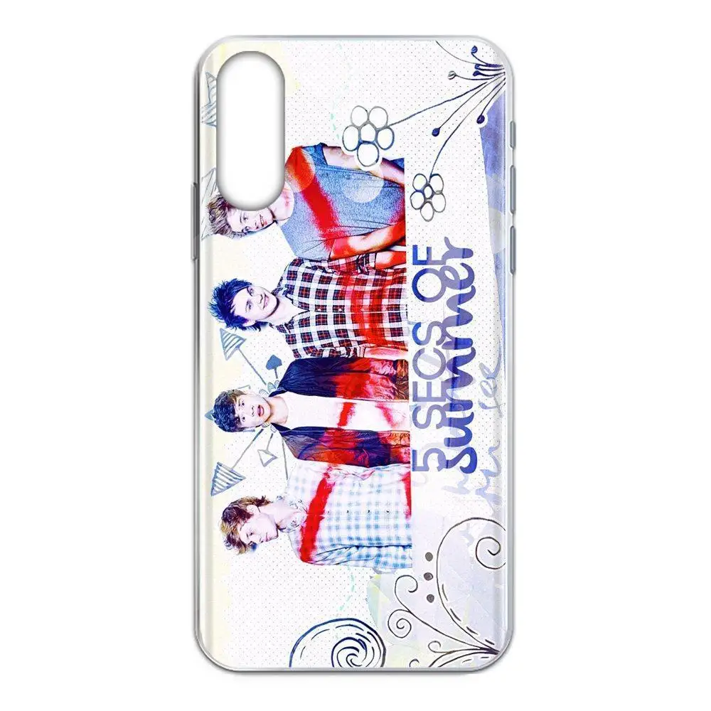 Soft TPU Cell Phone For Samsung Galaxy S3 S4 S5 Mini S6 S7 S8 Edge Plus S9 S10 S20 5 Seconds Of Summer 5sos | Мобильные телефоны и