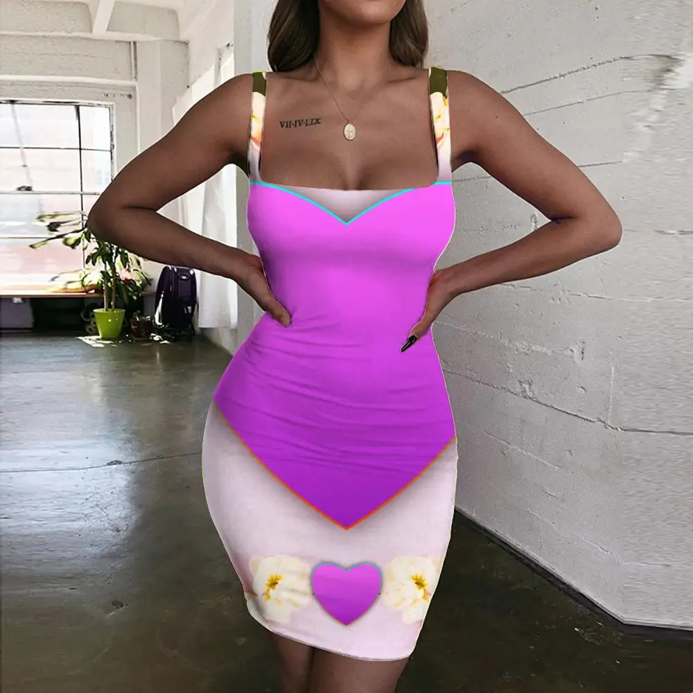 

Женский сарафан KYKU, винтажный сарафан с 3D-принтом и цветами, в стиле бохо, зима 2019