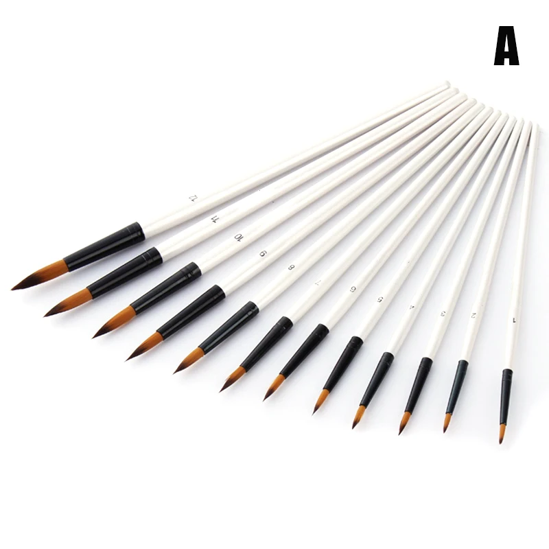 

12pcs Artist Paint Brushes Set Acrylic Oil Watercolour Painting Craft Art Kit FP8