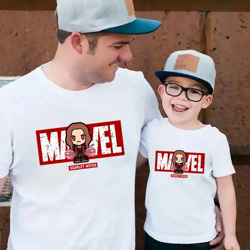

Hot Disney Hero Hulk Tshirt Men Kids Kawaii Father and Baby Cartoon Marvel Graphic Tee Tops Harajuku Short Sleeve O-neck T-shirt