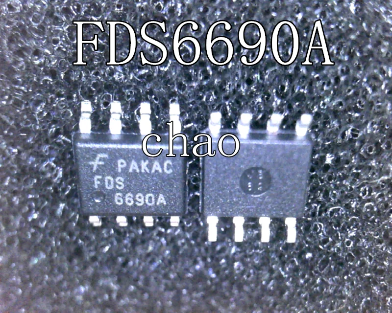 5 шт./лот 6690A FDS6690AS 6690AS лапками углублением SOP 8|Замыкатели| |