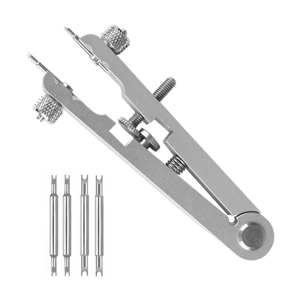 

Watches Spring Bar Repair Tool Tweezer V-Shaped Disassembly Dismantling with 8 Pins 6825 Strap Band Removal Tools