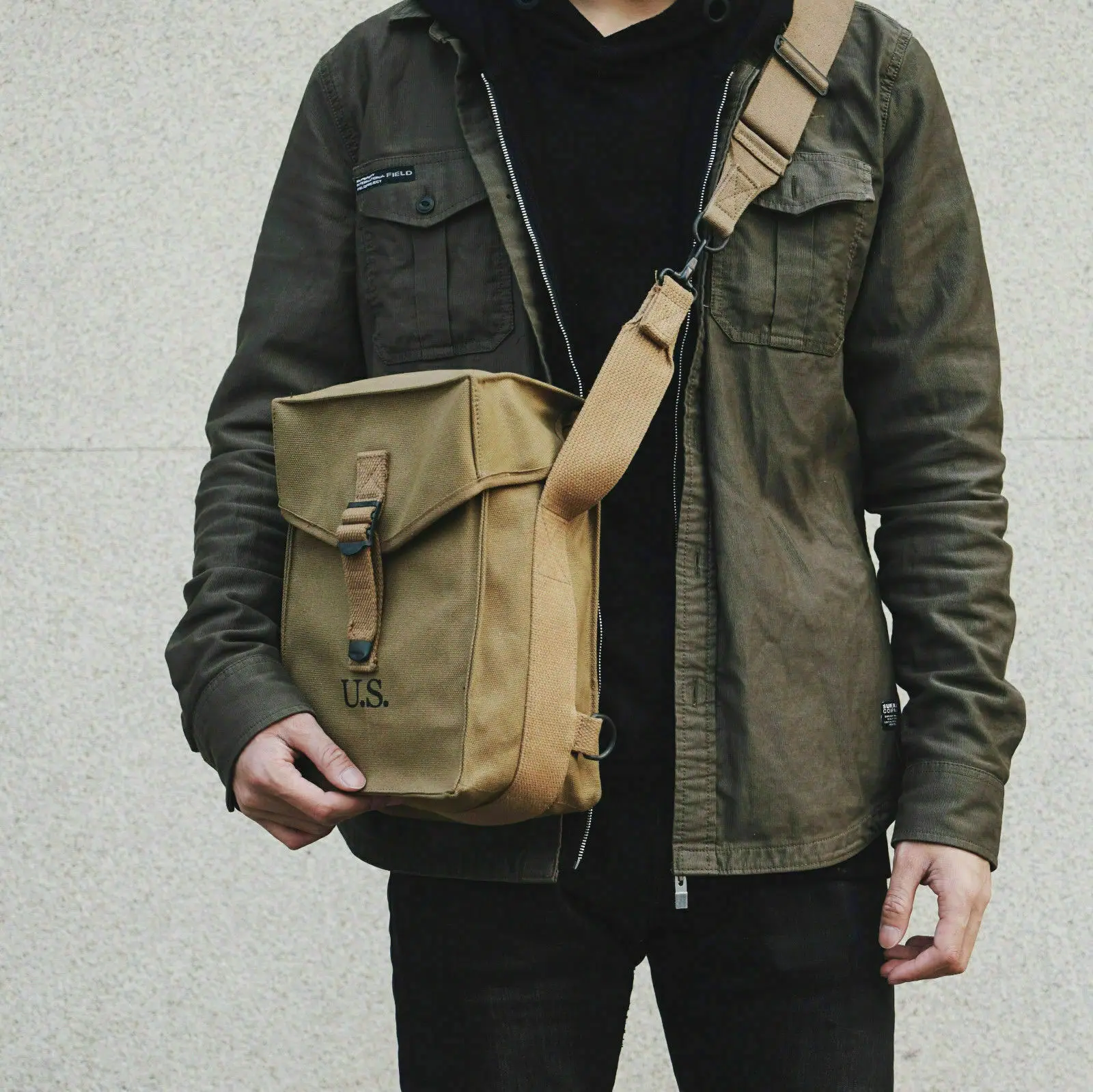 Tomwang2012. Военный мешочек для боевых патронов времен Второй мировой войны США