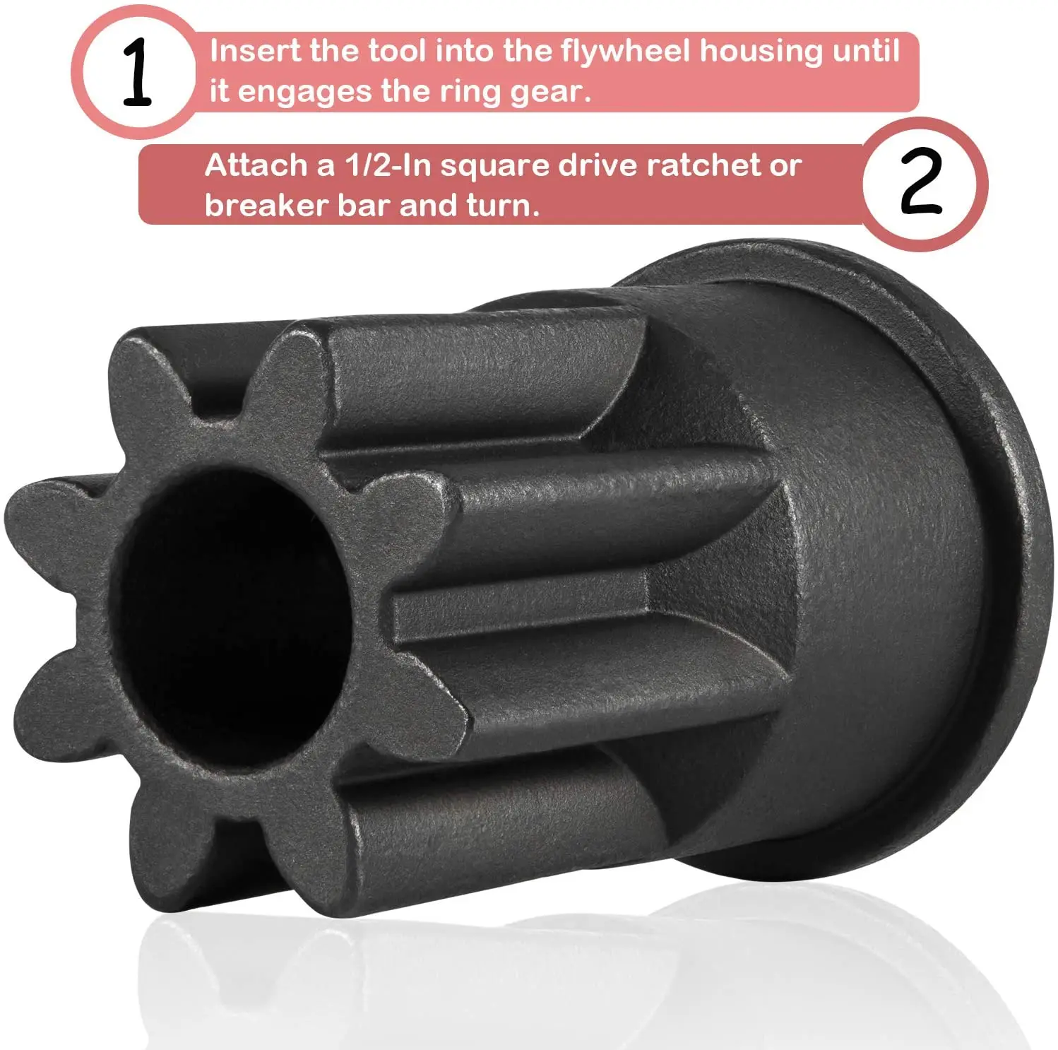 Chuang Qian Engine Barring Socket/Wrench for G M G-M Caterpillar 3200/3406 Series &amp Mack E-7 E7 ETEC C13/C15/C16 #J-38587-A | Автомобили