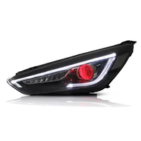 car led head lamp fit for ford focus 2015 2018 head light with moving turn signal dual beam lensdemon eye