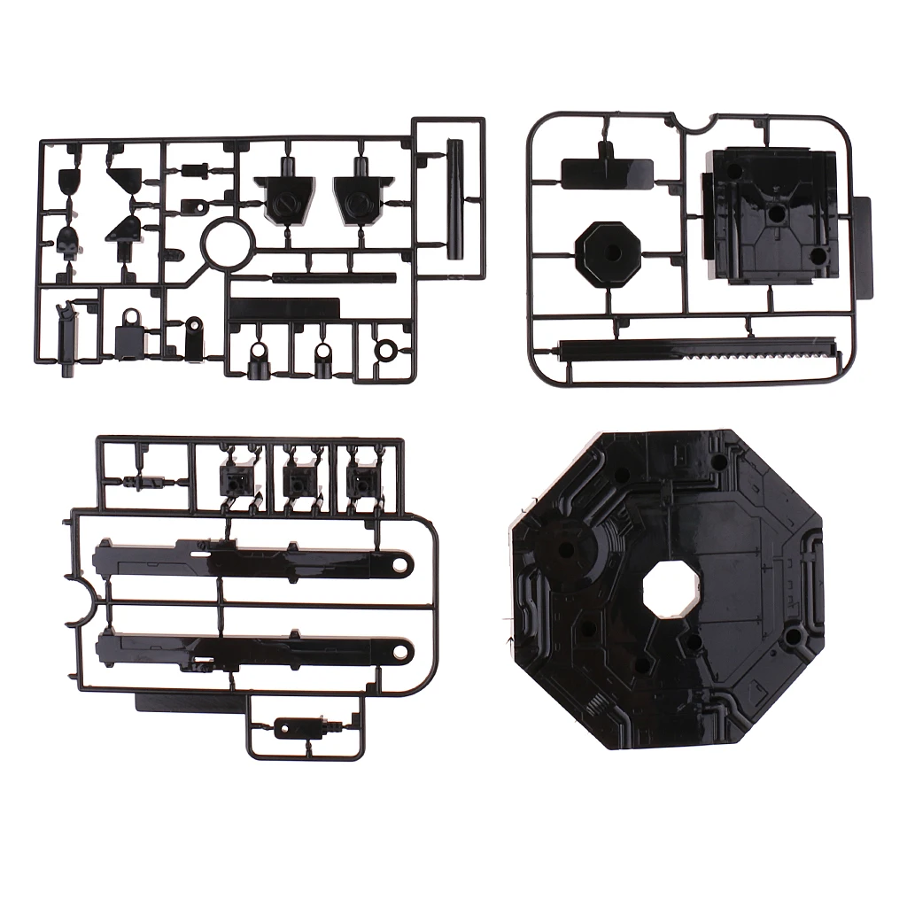

Hobby Action Base Display Stand (1:100 Scale) Black for Gundam Model Figure