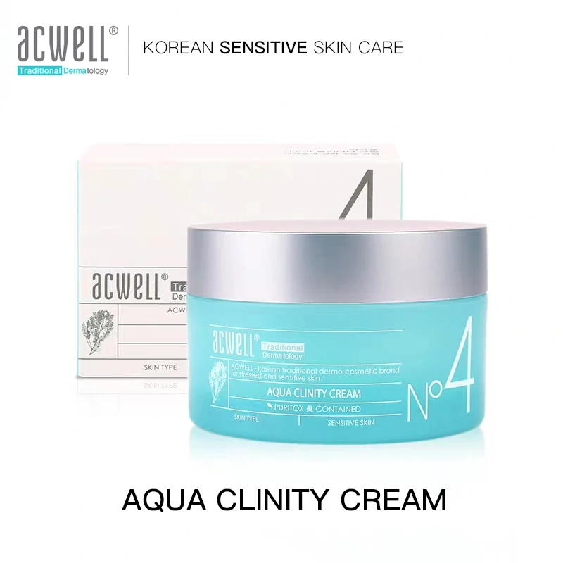 Корейский ACWELL AQUA CLINITY крем для лица, гиалуроновая травяная увлажнитель для лица отбеливающий дневной крем для чувствительной кожи 50 мл