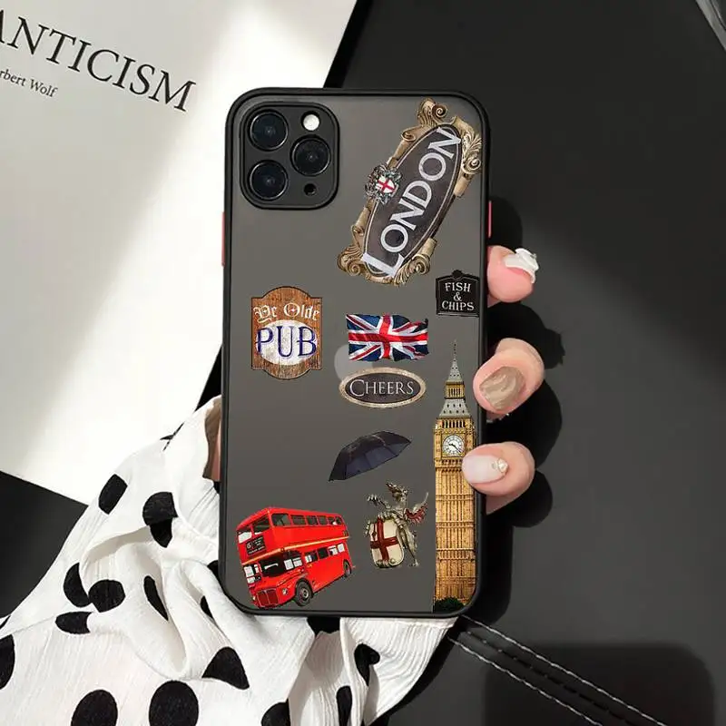 

National Flags stamp label high quality Phone Cases matte transparent For iphone 7 8 11 12 plus mini x xs xr pro max cover