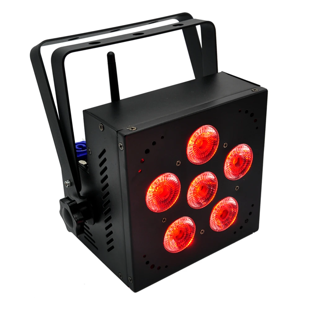 TIPTOP TP G3043 6IN1 6x18 Вт литиевая батарея 10000 мАч Tyanshine сценический светодиодный