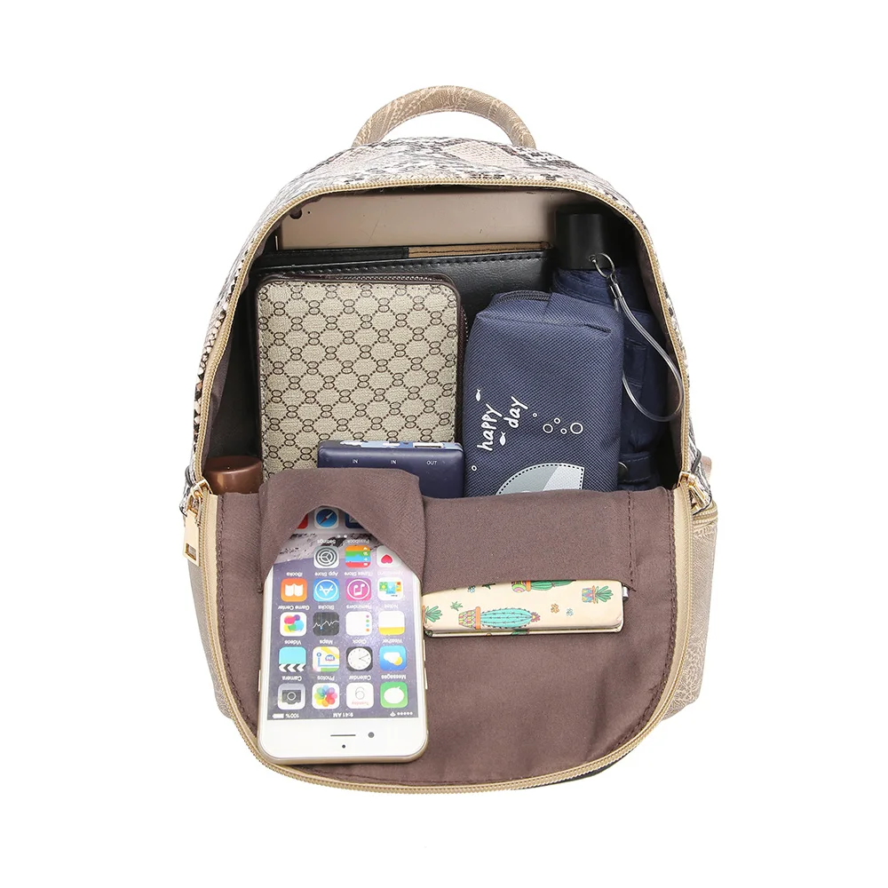 Женский рюкзак на молнии дизайнерские кожаные модные сумки плечо | Багаж и