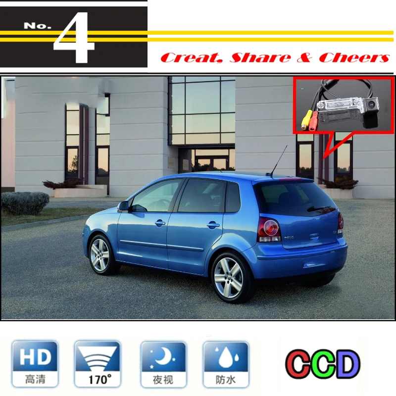 Автомобильная камера для Volkswagen VW Polo MK4 / Vivo заднего вида с высоким задним ходом