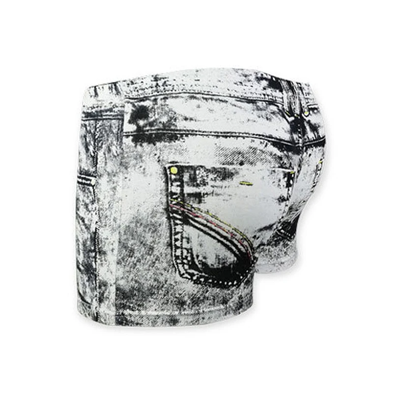 Распродажа-джинсовое нижнее белье сексуальные джинсовые шорты боксеры мужские