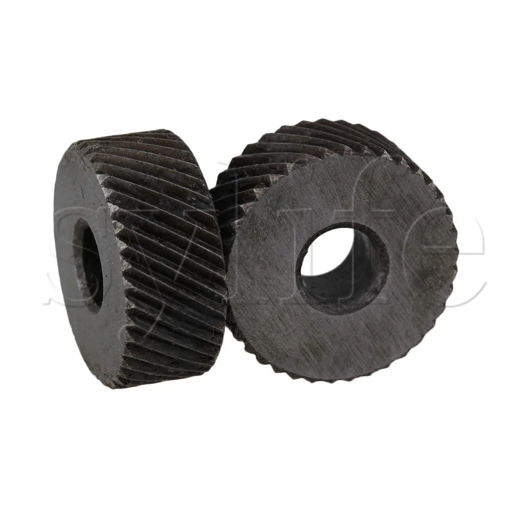 Одна пара 1 2 мм Шаг грубая Диагональ 19 OD Knurling Wheel Roller Tool Steel|steel roller wheels|steel wheelssteel tools