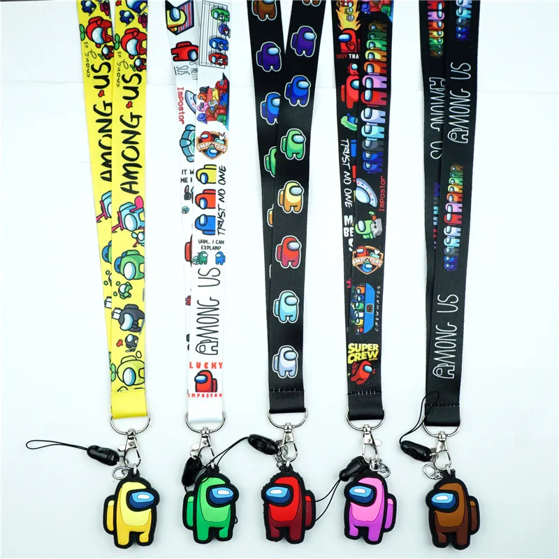 

Cute Neck Strap Game Lanyard for Keys USB ID Card Badge Holder Mobile Phone Straps Webbing Necklace Gift 0335