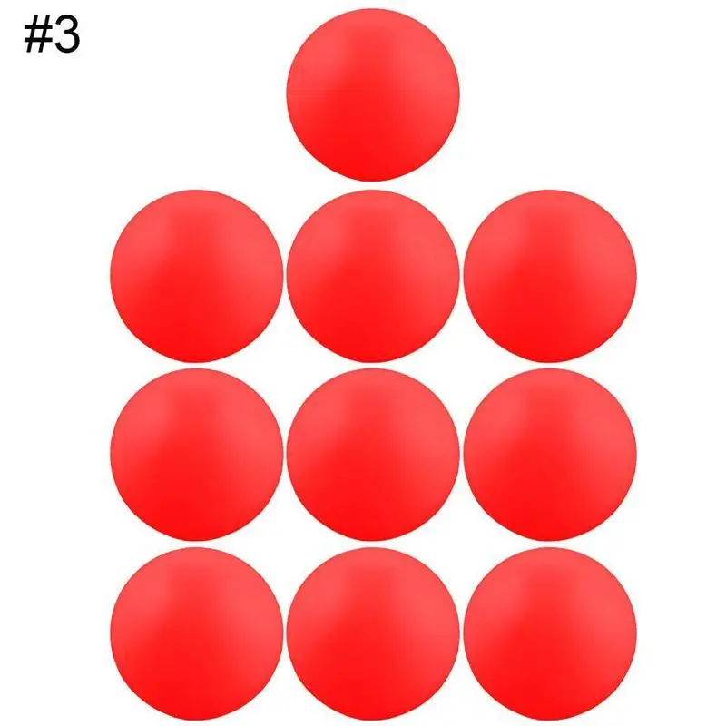 10 шт. 38 мм белый Beer Pong шарики для пинг-понга моющиеся питьевой Мячи Практика белый шарик для настольного тенниса для пинг-понга - Цвет: C RED