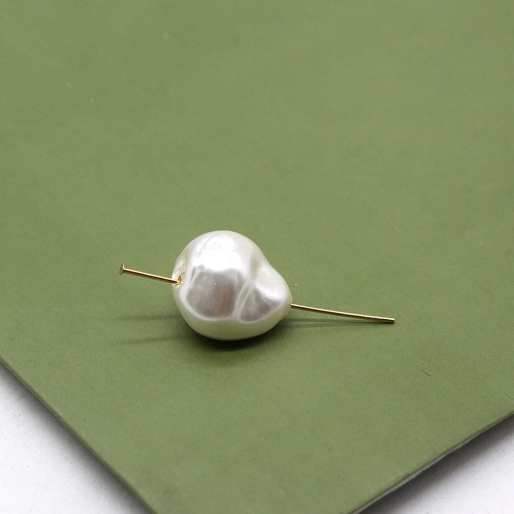 Бусины из натуральной пресноводной ракушки Перламутровые неправильной формы в