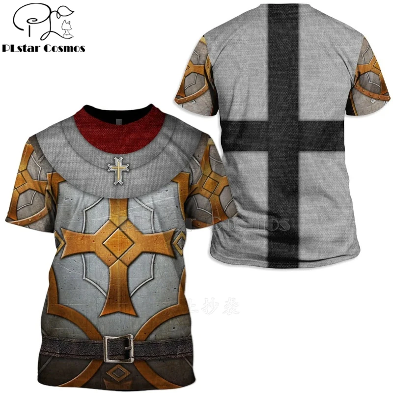 Футболка Рыцари темплар с 3d принтом футболки для женщин и мужчин футболка на