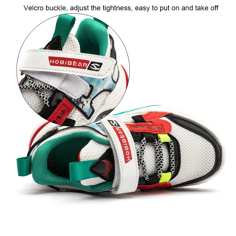 NSOH-zapatillas de deporte antideslizantes para ni&ntilde;os y ni&ntilde;as, deportivas suaves de alta calidad para correr, baloncesto, oto&ntilde;o-2