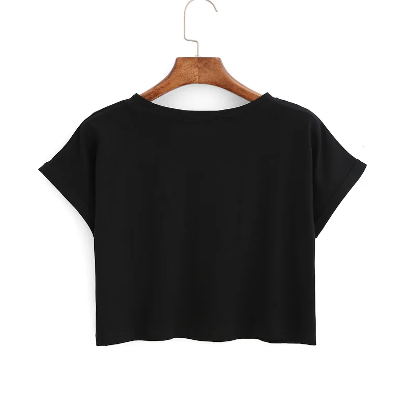 

Summer T Shirts for Women Fashion Short Sleeve O Neck Cute Tees for Girls Black White Casual Tops Letter Print Streetwear Sexy