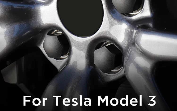 LUCKEASY для Tesla модель 3- Aero комплект колпачков для колес комплект центральной крышки и колпачок гайки колеса 20 шт
