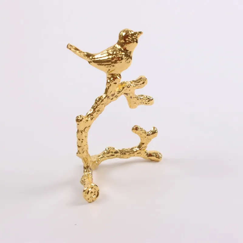 

6PCS/Metal Napkin Birdie Alloy Napkin Ring 3D Shape Napkin Ring Table Decoration Table Decoration Household Goods