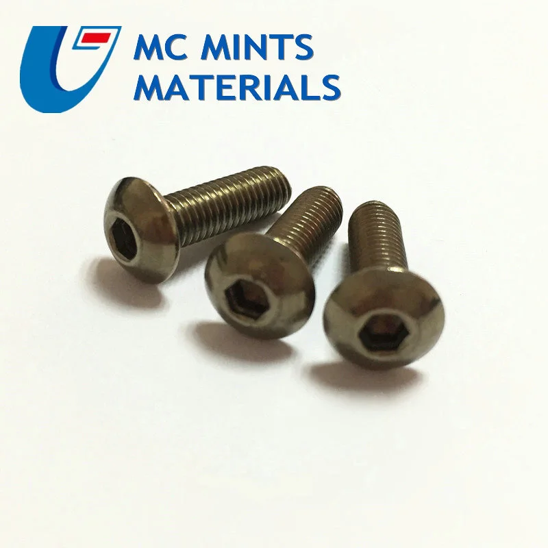 M2.5 x4 5 6 8 10 12 15 20 мм титановые Ti болты с ферменной головкой оригинальный цвет не