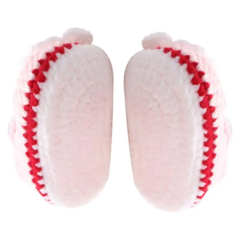 Buatan Tangan Bayi Yang Baru Lahir Anak Laki-laki Gadis Crochet Merajut Balita Sepatu