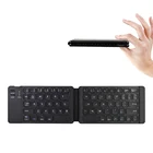 Беспроводная мини-клавиатура Bluetooth складной портативный аккумуляторная батарея для компьютера ПК планшетный ПК с системой андроида мобильный телефон MacBook iPad Air