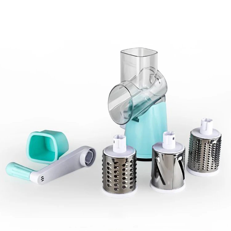 Multifunction Potato Carrot Grater Slicer Vegetable Cutter Round Stainless Steel Chopper Blades Kitchen Tool | Дом и сад