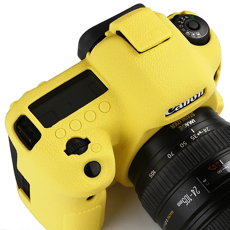 Мягкий силиконовый чехол для Canon 80D 90D 5D3 5D4 6D2 1DX 1DX2 EOS R RP | Электроника