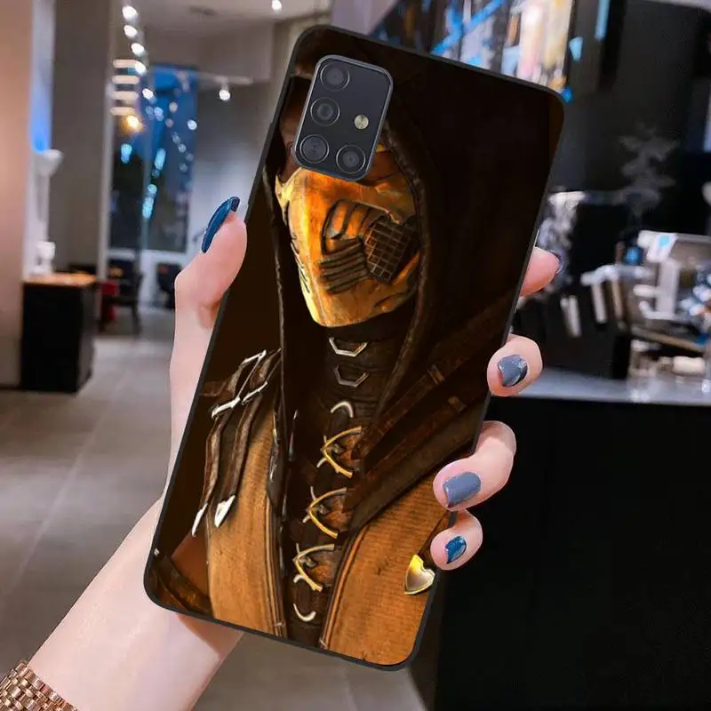 

Dabieshu Hot Game Mortal Kombat Luxury Phone Case for Samsung S20 plus Ultra S6 S7 edge S8 S9 plus S10 5G lite 2020