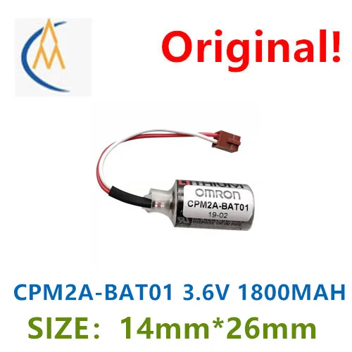 

New cpm2a-bat01 3.6V lithium battery CPM2A / cqm1h er3v OMRON PLC lithium battery lathe toy programmer