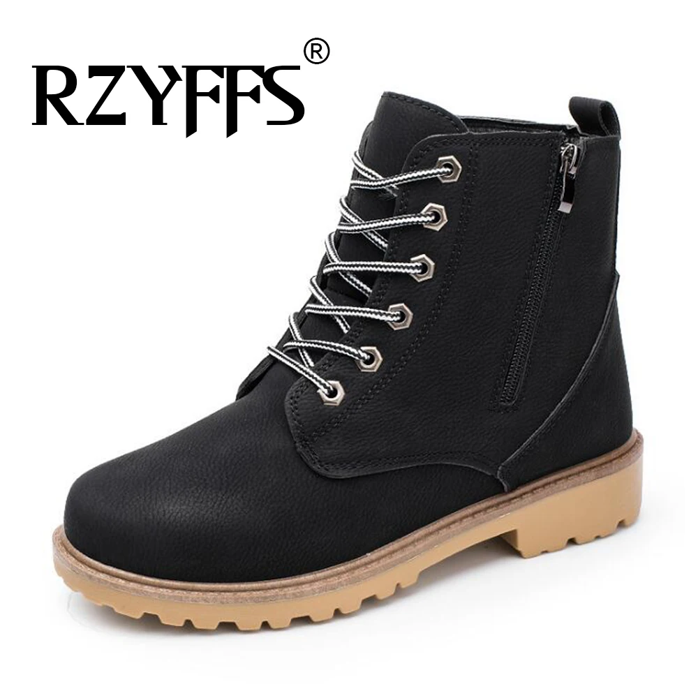 Осенне-зимняя обувь мужская кожаная на молнии Зимняя кожаные мужские ботильоны |