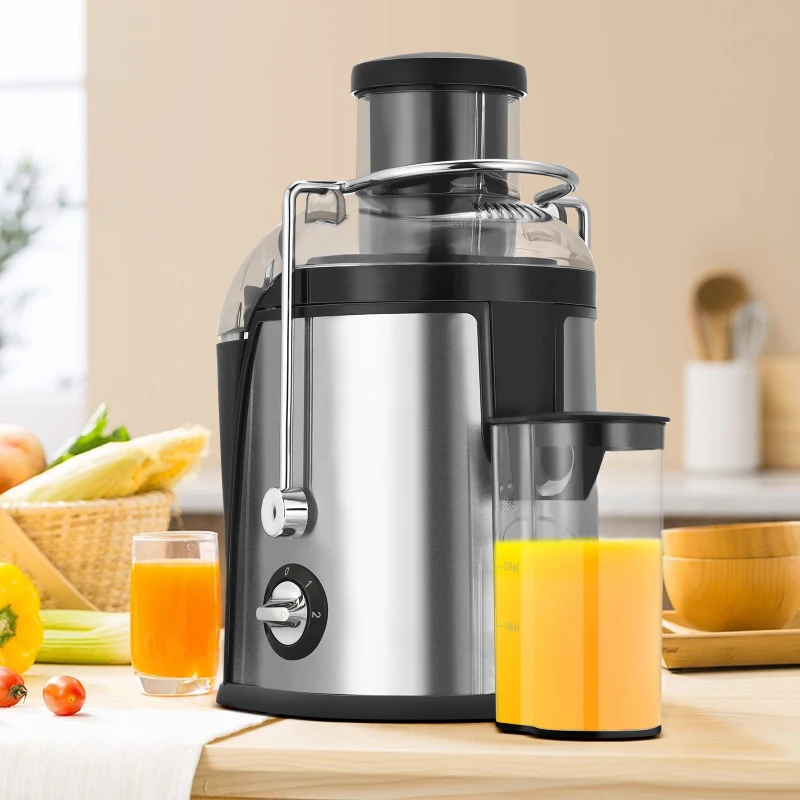 

800ML Juicers Home Appliances Kitchen Juice Maker Electric Juicer Machines 800W Centrifugal Juicer Nonslip Orange Lemon Squeezer