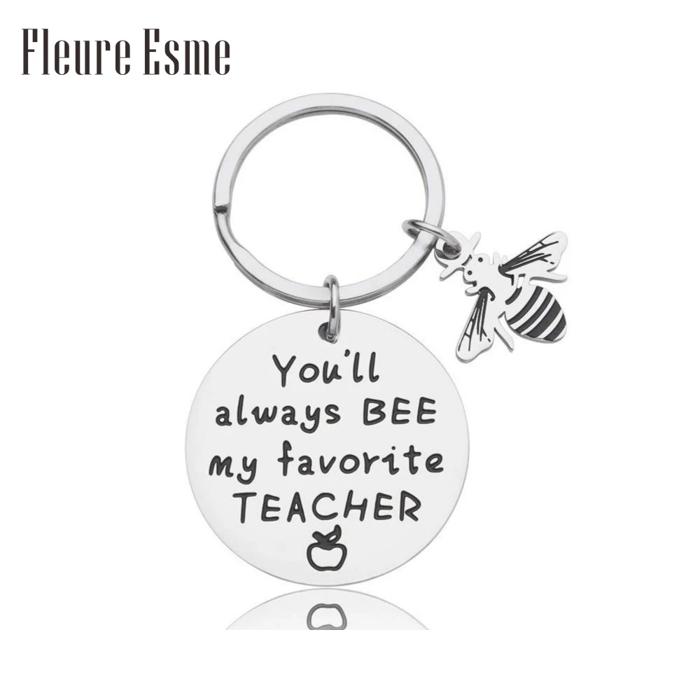 

2021Teacher Retirement Gifts Appreciation Keychain Thank You Gift for Coaches Mentors Boss Teaching Assistance from Student