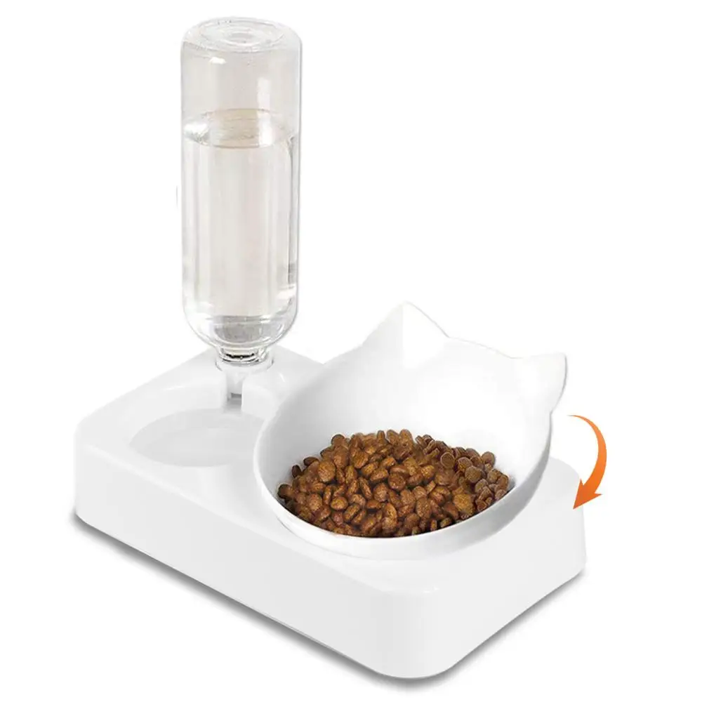 

Dog Bowl Pets Feeder Dog Water Bottle Automatic Eating Cat Dog Feeder Water Food Dispenser for Small Medium Large Dogs