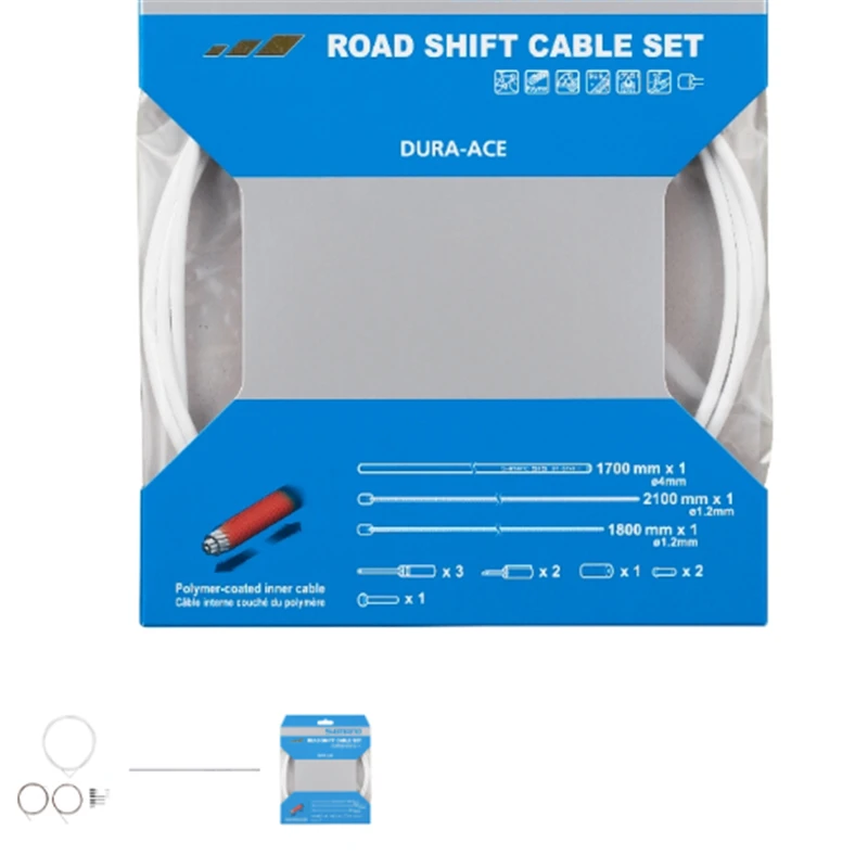 DURA-ACE дорожный велосипед набор кабелей с полимерным покрытием из нержавеющей