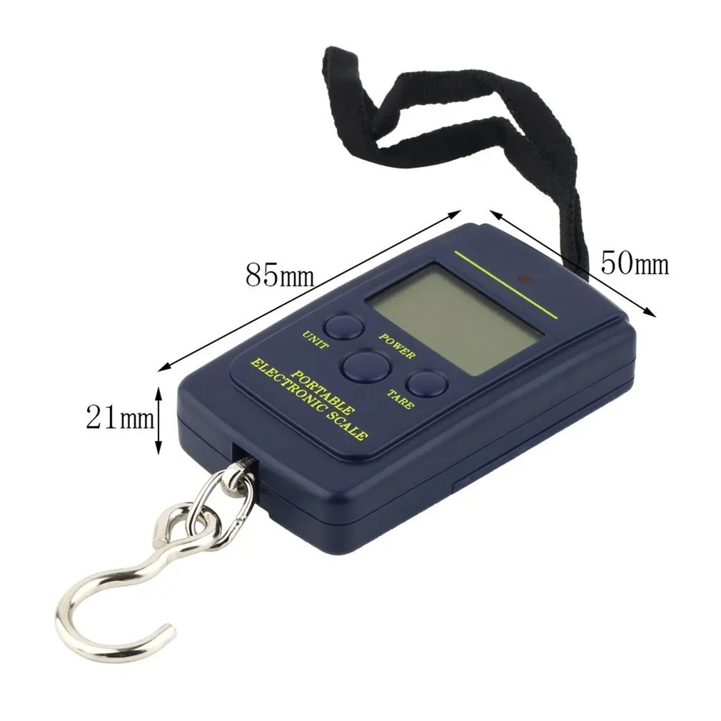 

Dropshipping 40kg x 10g Digital Scale Hanging Fishing Hook Pocket Weighing Luggage Scales Balance Weight Portable Electronic