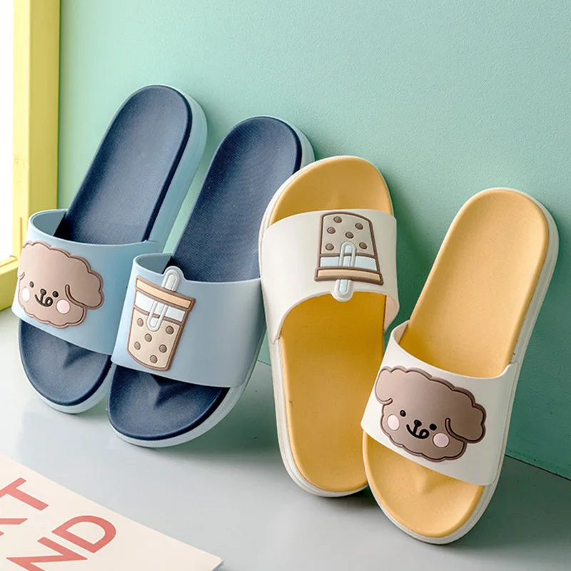 

Slippers women's cute household lovers household indoor bathroom non-slip slippers men's home slippers slippers men